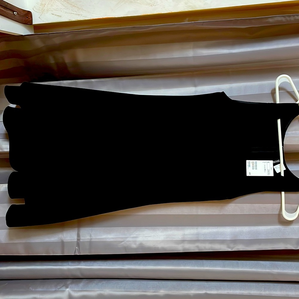 Black H&M midi dress.